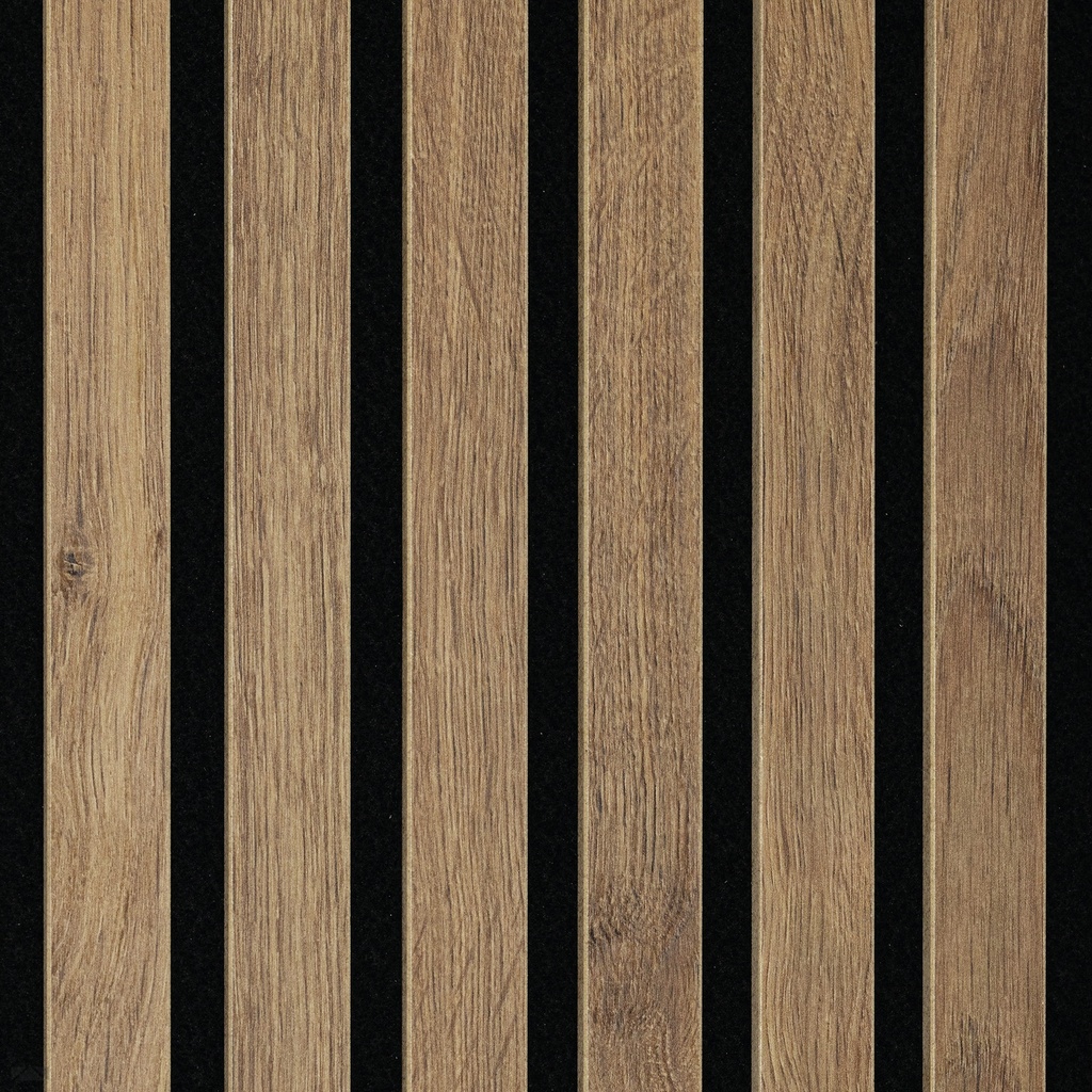  Acoustic Sense Eik terra bruin 7031 - Paneelmaat 2600 x 330 mm. Pak = 2 panelen