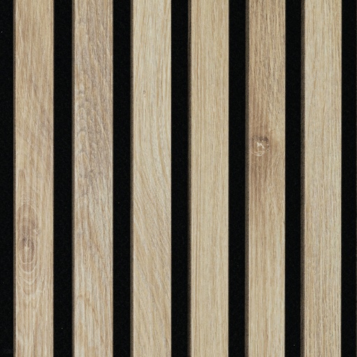 [MAS7030]  Acoustic Sense Eik licht 7030 - Paneelmaat 2600 x 330 mm. Pak = 2 panelen