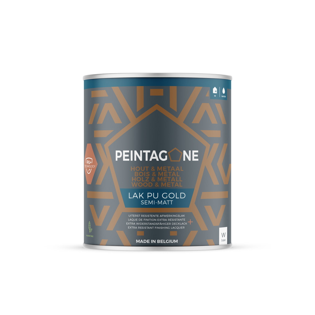  Lak PU Gold Kleur